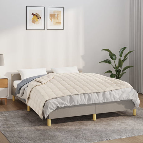 Vidaxx couverture lestée 135x200 cm 6 kg tissu crème clair