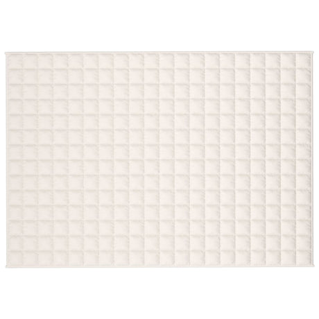 Vidaxx couverture lestée 137x200 cm 6 kg tissu crème clair