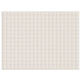 Vidaxx couverture lestée 152x203 cm 11 kg tissu crème clair