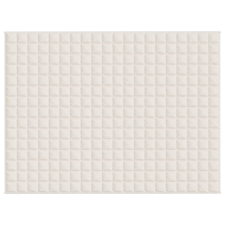 Vidaxx couverture lestée 152x203 cm 11 kg tissu crème clair
