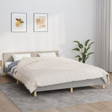 Vidaxx couverture lestée 200x220 cm 9 kg tissu crème clair