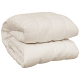 Vidaxx couverture lestée 220x240 cm 11 kg tissu crème clair