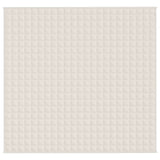 Vidaxx couverture lestée 220x240 cm 15 kg tissu crème clair