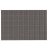 Vidaxx couverture lestée 122x183 cm 5 kg tissu gris