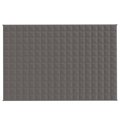Vidaxx couverture lestée 122x183 cm 5 kg tissu gris