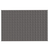 Vidaxx couverture lestée 122x183 cm 9 kg tissu gris