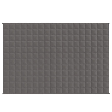 Vidaxx couverture lestée 122x183 cm 9 kg tissu gris