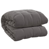 Vidaxx couverture lestée 135x200 cm 6 kg tissu gris