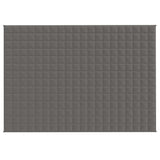 Vidaxx couverture lestée 135x200 cm 6 kg tissu gris