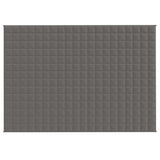 VIDAXL Coperta debole 140x200 cm 6 kg di tessuto grigio