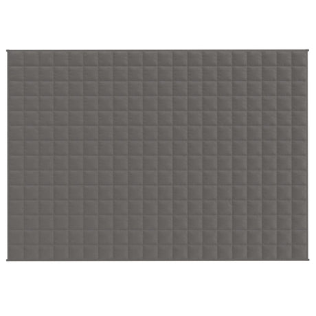 Vidaxx couverture lestée 135x200 cm 10 kg tissu gris