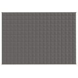 Vidaxx couverture lestée 140x200 cm 10 kg tissu gris