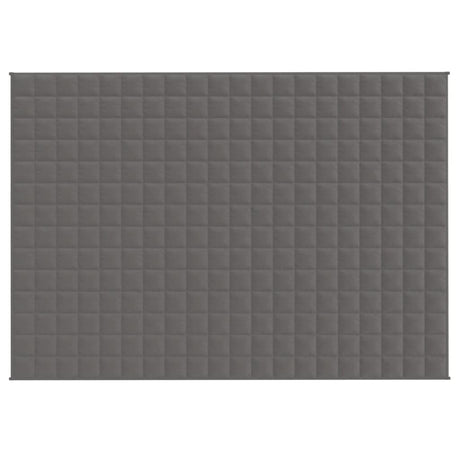 Vidaxx couverture lestée 140x200 cm 10 kg tissu gris