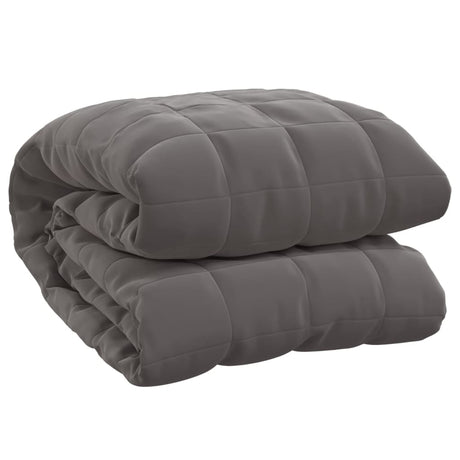 Vidaxx couverture lestée 200x220 cm 13 kg tissu gris