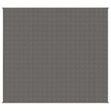 Vidaxx couverture lestée 200x220 cm 13 kg tissu gris