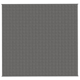Vidaxx couverture lestée 220x230 cm 11 kg tissu gris