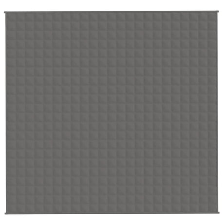 Vidaxx couverture lestée 220x230 cm 11 kg tissu gris