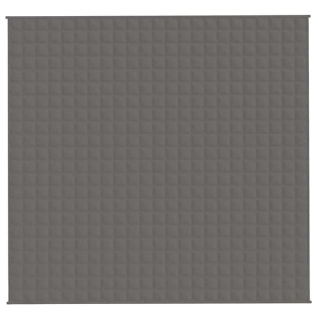 Vidaxx couverture lestée 220x240 cm 11 kg tissu gris