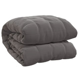 Vidaxx couverture lestée 220x240 cm 15 kg tissu gris