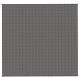 Vidaxx couverture lestée 220x240 cm 15 kg tissu gris