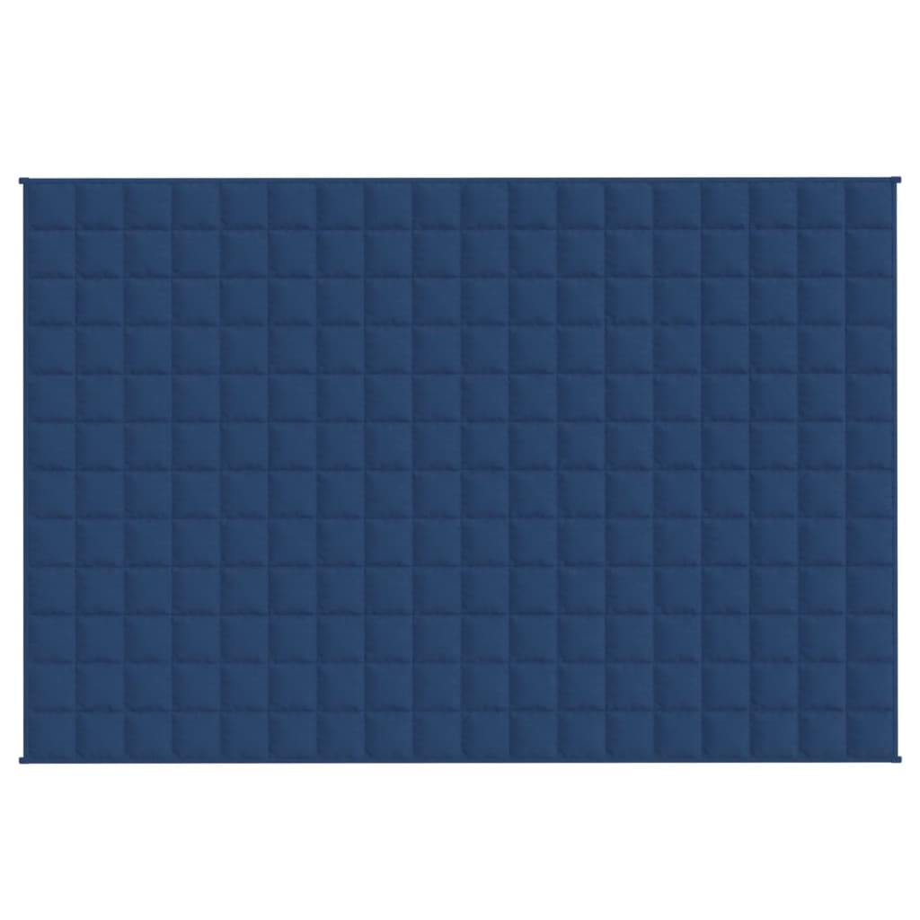 Vidaxx couverture lestée 122x183 cm 5 kg tissu bleu