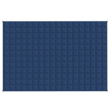 Vidaxx couverture lestée 122x183 cm 9 kg tissu bleu