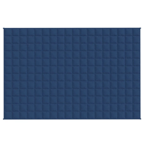 Vidaxx couverture lestée 122x183 cm 9 kg tissu bleu