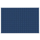 VIDAXL Coperta debole 135x200 cm 10 kg di tessuto blu