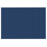 Vidaxx couverture lestée 140x200 cm 6 kg tissu bleu
