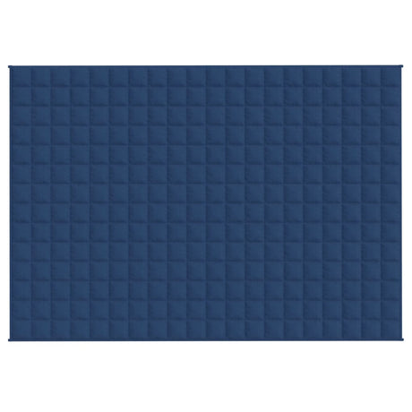 Vidaxx couverture lestée 140x200 cm 6 kg tissu bleu