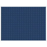 Vidaxx couverture lestée 152x203 cm 7 kg tissu bleu
