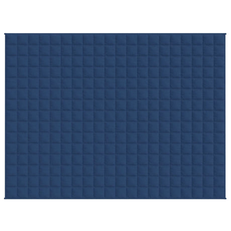 Vidaxx couverture lestée 152x203 cm 7 kg tissu bleu