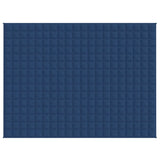Vidaxx couverture lestée 152x203 cm 11 kg tissu bleu