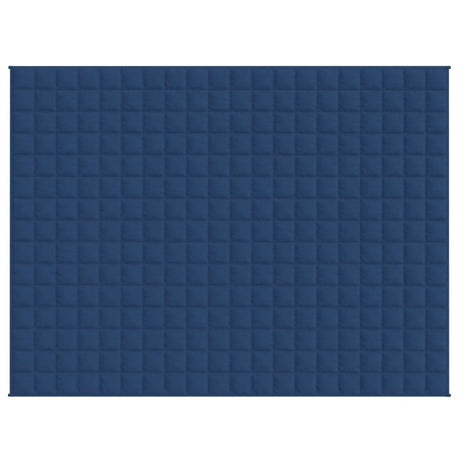 Vidaxx couverture lestée 152x203 cm 11 kg tissu bleu
