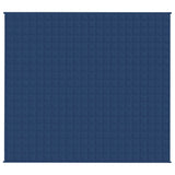 VIDAXL Coperta debole 200x230 cm 9 kg di tessuto blu