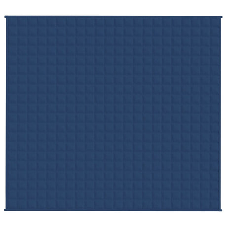 Vidaxx couverture lestée 200x220 cm 13 kg tissu bleu