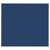 Vidaxx couverture lestée 200x230 cm 13 kg tissu bleu