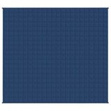 Vidaxx couverture lestée 220x230 cm 15 kg tissu bleu
