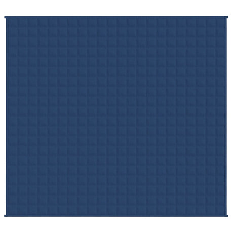Vidaxx couverture lestée 220x230 cm 15 kg tissu bleu