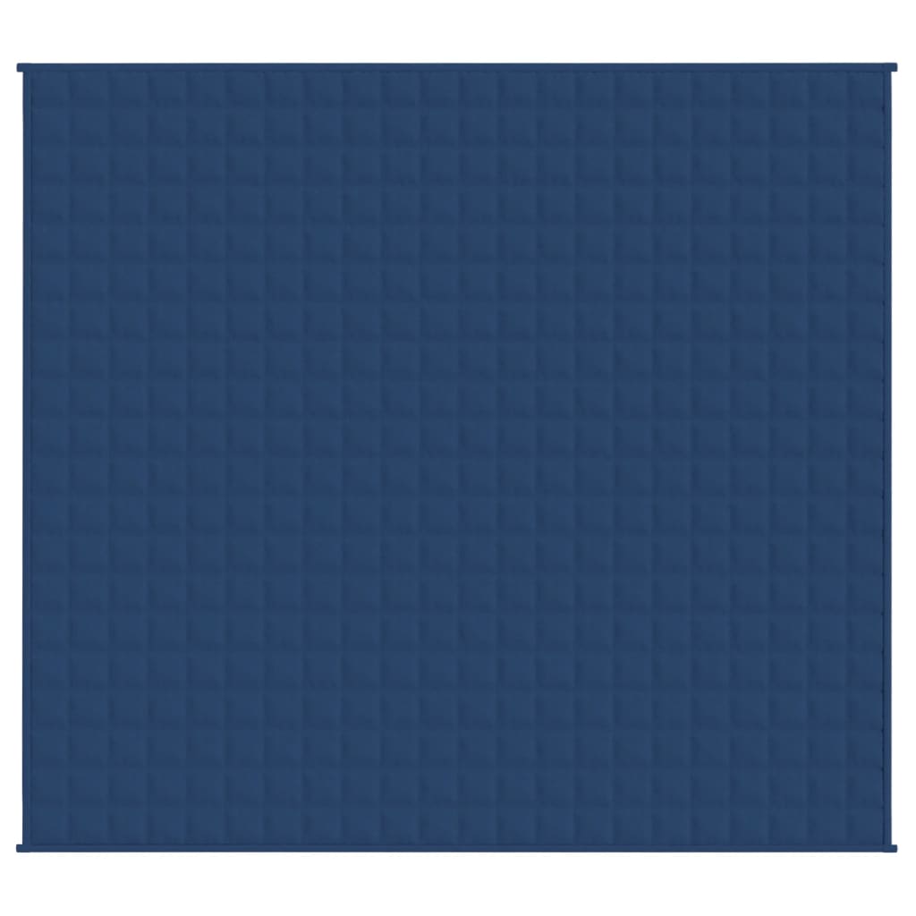 Vidaxx couverture lestée 220x240 cm 15 kg tissu bleu