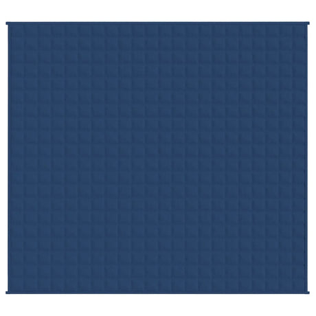 Vidaxx couverture lestée 220x240 cm 15 kg tissu bleu