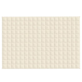 Vidaxx couverture lestée 122x183 cm 5 kg tissu crème clair