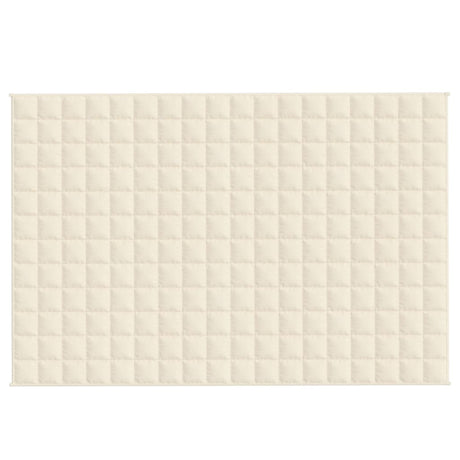 Vidaxx couverture lestée 122x183 cm 9 kg tissu crème clair
