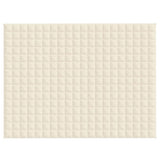 VIDAXL Coperta debole 152x203 cm 7 kg di crema leggera in tessuto