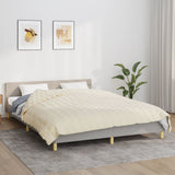Vidaxx couverture lestée 200x220 cm 9 kg tissu crème clair
