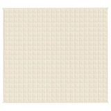 Vidaxx couverture lestée 200x220 cm 13 kg tissu crème clair