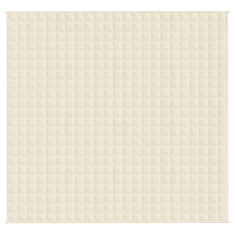 Vidaxx couverture lestée 220x230 cm 11 kg tissu crème clair