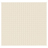 Vidaxx couverture lestée 220x240 cm 11 kg tissu crème clair