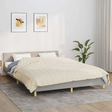 Vidaxx couverture lestée 220x240 cm 15 kg tissu crème clair