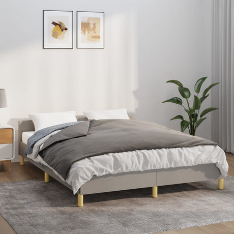 Vidaxx couverture lestée avec housse 122x183 cm 9 kg tissu couleur crème clair